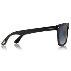Tom Ford - Morgan Sunglasses - Squared Acetate Sunglasses - Black Blue - FT0513 - Sunglasses - Tom Ford Eyewear - Avvenice