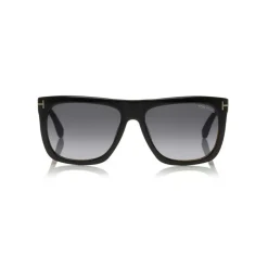 Tom Ford - Morgan Sunglasses - Squared Acetate Sunglasses - Black Havana - FT0513 - Sunglasses - Tom Ford Eyewear - Avvenice