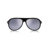 Tom Ford - Nicholai Sunglasses - Pilot Style Sunglasses - Black Smoke - FT0624 - Sunglasses - Tom Ford Eyewear - Avvenice