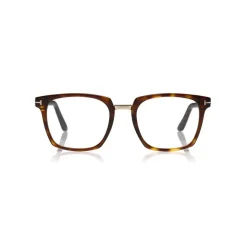 Tom Ford - Optical Glasses - Square Acetate Optical Glasses - Red Havana - FT5523-B - Optical Glasses - Tom Ford Eyewear - Avvenice