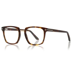 Tom Ford - Optical Glasses - Square Acetate Optical Glasses - Red Havana - FT5523-B - Optical Glasses - Tom Ford Eyewear - Avvenice