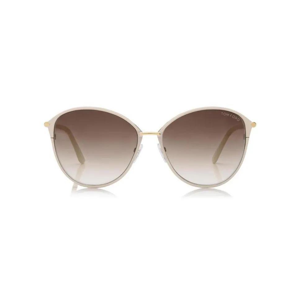 Tom Ford - Penelope Sunglasses - Aviator Sunglasses - Pale Gold - FT0320 - Sunglasses - Tom Ford Eyewear - Avvenice