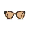 Tom Ford - Pia Sunglasses - Square Acetate Sunglasses - Havana - FT0659 - Sunglasses - Tom Ford Eyewear - Avvenice