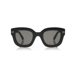 Tom Ford - Pia Sunglasses - Square Acetate Sunglasses - Black - FT0659 - Sunglasses - Tom Ford Eyewear - Avvenice
