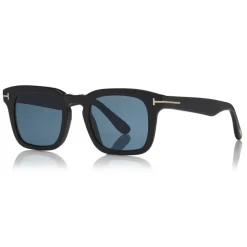 Tom Ford - Polarized Dax Sunglasses - Square Sunglasses - Black - FT0751-P - Sunglasses - Tom Ford Eyewear - Avvenice