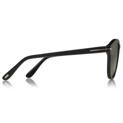 Tom Ford - Polarized Jameson Sunglasses - Round Acetate Sunglasses - Black - FT0752-P - Sunglasses - Tom Ford Eyewear - Avvenice