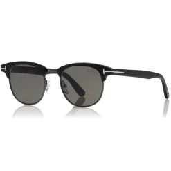 Tom Ford - Polarized Laurent Sunglasses - Square Sunglasses - Black - FT0623-P - Sunglasses - Tom Ford Eyewear - Avvenice