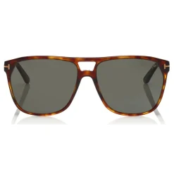 Tom Ford - Polarized Shelton Sunglasses - Square Sunglasses - Havana Smoke - FT0679-P - Sunglasses - Tom Ford Eyewear - Avvenice