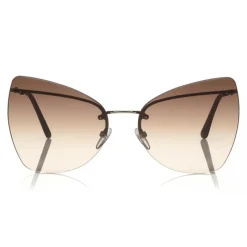 Tom Ford - Presley Sunglasses - Butterfly Acetate Sunglasses - FT0716 - Gold - Tom Ford Eyewear - Avvenice