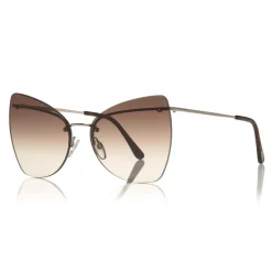 Tom Ford - Presley Sunglasses - Butterfly Acetate Sunglasses - FT0716 - Gold - Tom Ford Eyewear - Avvenice