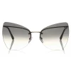 Tom Ford - Presley Sunglasses - Butterfly Acetate Sunglasses - FT0716 - Black - Tom Ford Eyewear - Avvenice