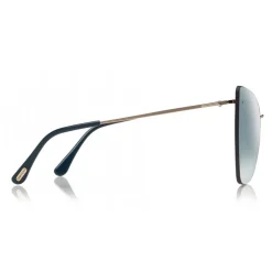 Tom Ford - Presley Sunglasses - Butterfly Acetate Sunglasses - FT0716 - Silver - Tom Ford Eyewear - Avvenice