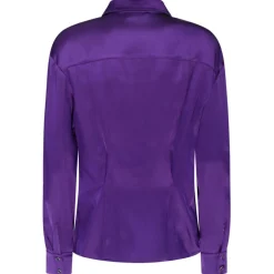 Tom Ford - Purple Satin Western Style Shirt - Tom Ford Exclusive Luxury Collection - Avvenice