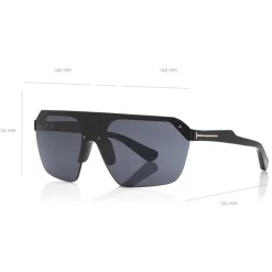Tom Ford - Razor Sunglasses - Mask Shape Sunglasses - Black - FT0797 - Sunglasses - Tom Ford Eyewear - Avvenice