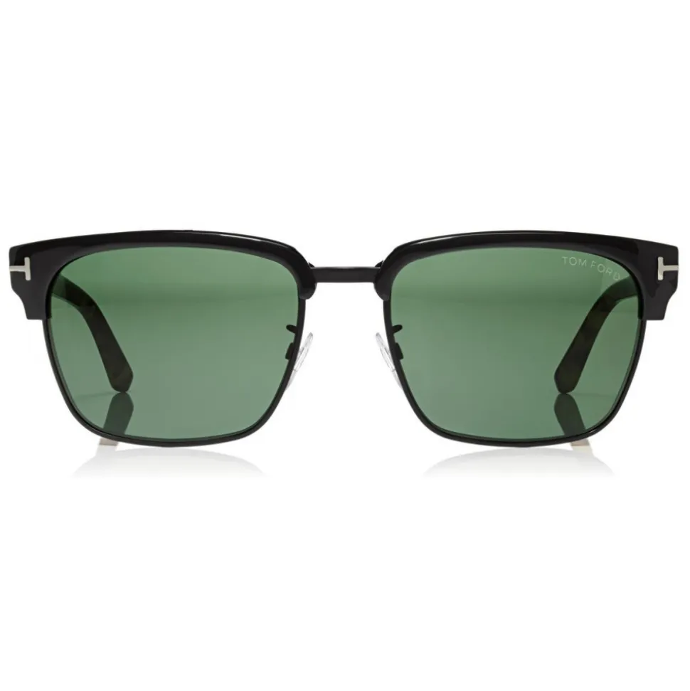 Tom Ford - River Vintage Square Sunglasses - Square Sunglasses - Black - FT0367 - Sunglasses - Tom Ford Eyewear - Avvenice