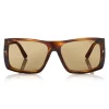 Tom Ford - Rizzo Sunglasses - Square Acetate Sunglasses - FT0730 - Havana - Tom Ford Eyewear - Avvenice