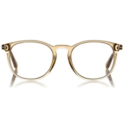 Tom Ford - Round Optical Glasses - Round Optical Glasses - Opal Honey - FT5401 – Optical Glasses - Tom Ford Eyewear - Avvenice
