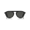 Tom Ford - Round Opticals Sunglasses - Round Optical Sunglasses - Matte Black - FT5533-B - Sunglasses - Tom Ford Eyewear - Avvenice