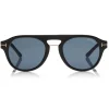 Tom Ford - Round Opticals Sunglasses - Round Optical Sunglasses - Black - FT5533-B - Sunglasses - Tom Ford Eyewear - Avvenice