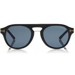 Tom Ford - Round Opticals Sunglasses - Round Optical Sunglasses - Black - FT5533-B - Sunglasses - Tom Ford Eyewear - Avvenice
