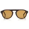 Tom Ford - Round Opticals Sunglasses - Round Optical Sunglasses - Dark Havana - FT5533-B - Sunglasses - Tom Ford Eyewear - Avvenice