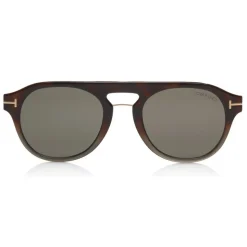 Tom Ford - Round Opticals Sunglasses - Round Optical Sunglasses - Grey Havana - FT5533-B - Sunglasses - Tom Ford Eyewear - Avvenice