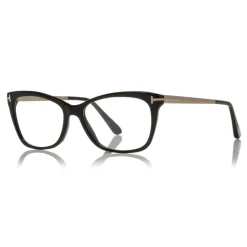 Tom Ford - Slight Optical Glasses - Squared Butterfly Optical Glasses - Black - FT5353 - Optical Glasses - Tom Ford Eyewear - Avvenice