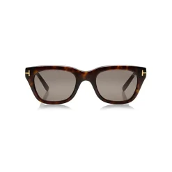 Tom Ford - Snowdon Sunglasses - Squared Acetate Sunglasses - Dark Havana - FT0237 - Sunglasses - Tom Ford Eyewear - Avvenice