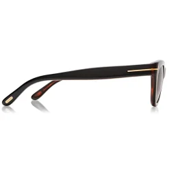 Tom Ford - Snowdon Sunglasses - Squared Acetate Sunglasses - Black - FT0237 - Sunglasses - Tom Ford Eyewear - Avvenice