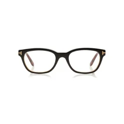 Tom Ford - Soft Round Optical Glasses - Round Acetate Optical Glasses - Black - FT5207 - Optical Glasses - Tom Ford Eyewear - Avvenice