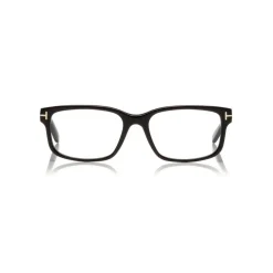 Tom Ford - Square Acetate Optical Frame - Black Silver - FT5313 - Optical Glasses - Tom Ford Eyewear - Avvenice