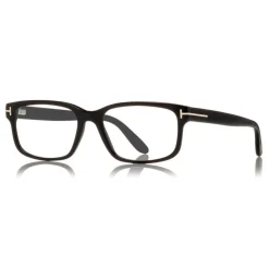 Tom Ford - Square Acetate Optical Frame - Black Silver - FT5313 - Optical Glasses - Tom Ford Eyewear - Avvenice