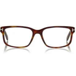 Tom Ford - Square Acetate Optical Frame - LIght Havana - FT5313 - Optical Glasses - Tom Ford Eyewear - Avvenice