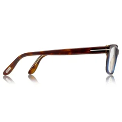 Tom Ford - Square Acetate Optical Frame - LIght Havana - FT5313 - Optical Glasses - Tom Ford Eyewear - Avvenice