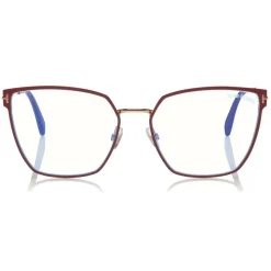 Tom Ford - Square Optical Glasses - Square Optical Glasses - Red - FT5574-B – Optical Glasses - Tom Ford Eyewear - Avvenice