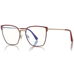 Tom Ford - Square Optical Glasses - Square Optical Glasses - Red - FT5574-B – Optical Glasses - Tom Ford Eyewear - Avvenice