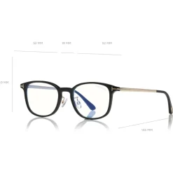 Tom Ford - Square Optical Glasses - Square Optical Glasses - Black - FT5594-D-B – Optical Glasses - Tom Ford Eyewear - Avvenice
