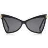 Tom Ford - Tallulah Sunglasses - Butterfly Acetate Sunglasses - Black - FT0767 - Sunglasses - Tom Ford Eyewear - Avvenice