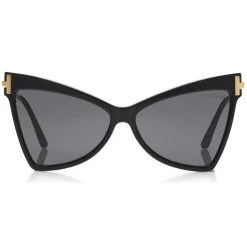 Tom Ford - Tallulah Sunglasses - Butterfly Acetate Sunglasses - Black - FT0767 - Sunglasses - Tom Ford Eyewear - Avvenice