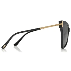 Tom Ford - Tallulah Sunglasses - Butterfly Acetate Sunglasses - Black - FT0767 - Sunglasses - Tom Ford Eyewear - Avvenice