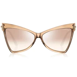 Tom Ford - Tallulah Sunglasses - Butterfly Acetate Sunglasses - Beige - FT0767 - Sunglasses - Tom Ford Eyewear - Avvenice