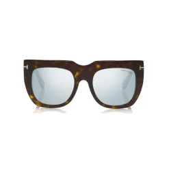 Tom Ford - Thea Sunglasses - Square Acetate Sunglasses - Havana - FT0687 - Sunglasses - Tom Ford Eyewear - Avvenice