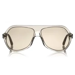Tom Ford - Thomas Sunglasses - Pilot Acetate Sunglasses - FT0732 - Grey - Tom Ford Eyewear - Avvenice