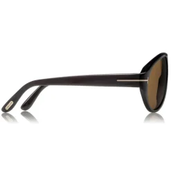Tom Ford - Tom N.8 Sunglasses - Real Horn Frame Sunglasses - Black Horn - FT0490-P - Sunglasses - Tom Ford Eyewear - Avvenice