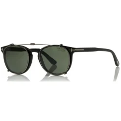 Tom Ford - Tom N.14 Sunglasses - Real Horn Squared Sunglasses - Blue - FT5498-P - Sunglasses - Tom Ford Eyewear - Avvenice