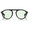Tom Ford - Tom N.9 Sunglasses - Real Horn Frame Sunglasses - Dark Brown - FT5441-P - Sunglasses - Tom Ford Eyewear - Avvenice
