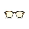 Tom Ford - Tom N.13 Sunglasses - Real Horn Squared Sunglasses - Green Horn - FT5499-P - Sunglasses - Tom Ford Eyewear - Avvenice