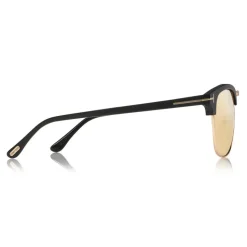 Tom Ford - Tom N.17 Sunglasses - Square Style Sunglasses - Black - FT0705-P - Sunglasses - Tom Ford Eyewear - Avvenice