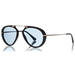 Tom Ford - Tom N.11 Sunglasses - Aviator Shape Sunglasses - Dark Brown - FT5442-P - Sunglasses - Tom Ford Eyewear - Avvenice
