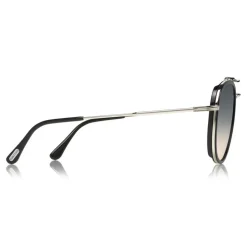 Tom Ford - Tripp Sunglasses - Pilot Shape Sunglasses - Black - FT0666 - Sunglasses - Tom Ford Eyewear - Avvenice